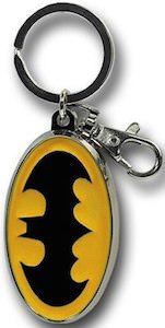 Batman logo key chain