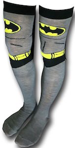 Batman Over The Knee Costume Socks