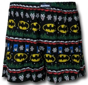 Batman Ugly Sweater Boxer Shorts
