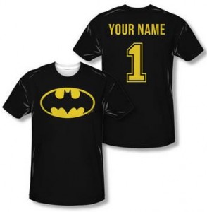 Personalize Batman Jersey T-Shirt