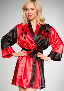 women's Harley Quinn Silky Robe