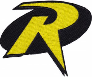 Robin Logo Clothing Patch