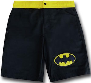 Batman Symbol Board Shorts With Pocket