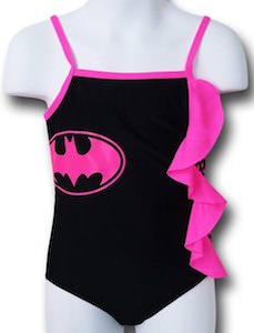 Toddler Batgirl One Piece Bathing Suit