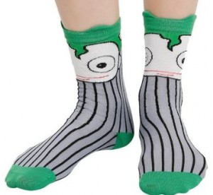 The Joker Striped Socks