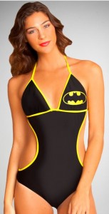 Batman Black And Yellow Monokini Swimsuit