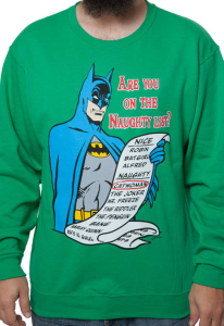 Batman Nice And Naughty List Sweater