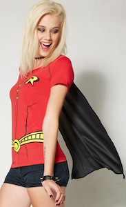 Robin Costume T-Shirt With Cape
