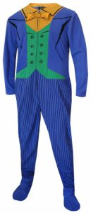 The Joker Suit Onsie Footed Pajamas