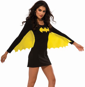 Women’s Batman Costume Dress With Wings