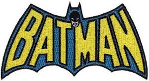 Classic Batman Logo Clothing Patch
