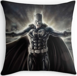 Muscled Batman Pillow