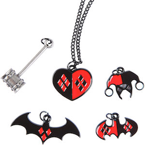 Harley Quinn Interchangeable Charm Necklace