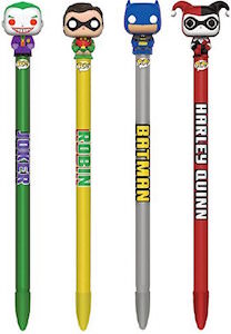 4 piece Batman and friend pen set