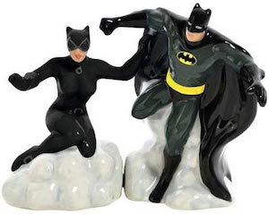 Batman And Catwoman Salt And Pepper Shaker set