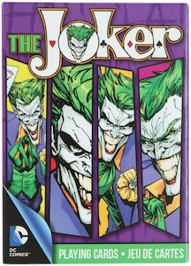 Batman playing cards based on The Joker