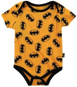 Gold Batman Baby Bodysuit