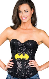 Batman costume corset top