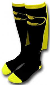 Batman Symbol Caped Socks