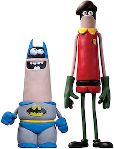 Batman And Robin Aardman Figurine Set