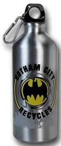 Aluminum Gotham City Recycles Water Bottle
