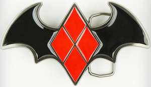 Batman Logo Harley Quinn Belt Buckle