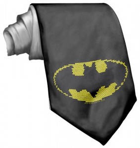 Batman Lite brite Logo Neck Tie