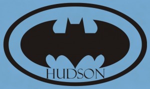 Batman Logo Wall Decal With Personalization