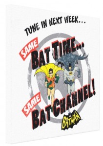 Batman Same Bat Time Canvas Print