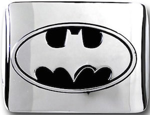 Chrome Batman Logo Trailer Hitch Cover