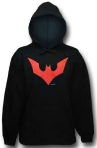 Batman Beyond Red Bat Logo Hoodie
