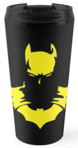 Batman Yellow Silhouette Travel Mug
