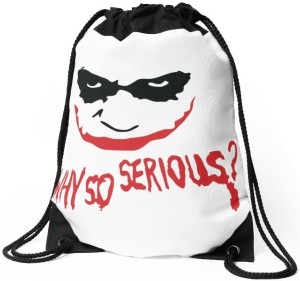 The Joker Why So Serious Drawstring Backpack