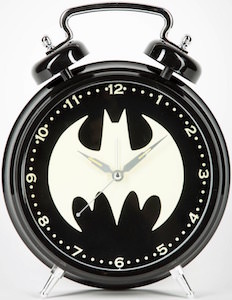 Glow In The Dark Batman Symbol Alarm Clock