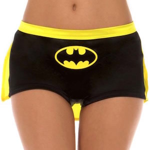 Batman Women’s Shorts With Cape