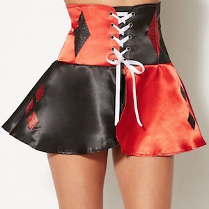 Harley Quinn Waist Cincher Skirt