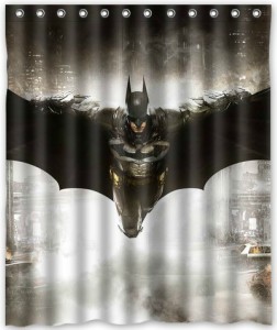 Batman Arkham Asylum Shower Curtain, Batman Shower Curtain