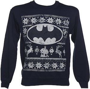 Batman Fair Isle Christmas Sweater