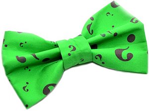 The Riddler Green Bow Tie
