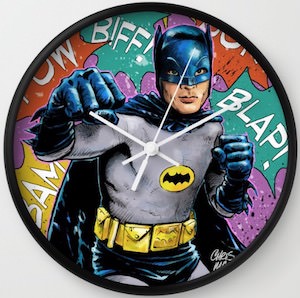 Batman Battle Wall Clock