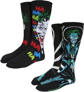 2 Pairs Of The Joker Socks