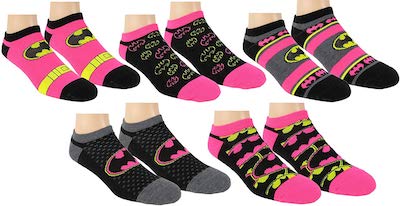 5 Pairs Of Women’s Batman Socks