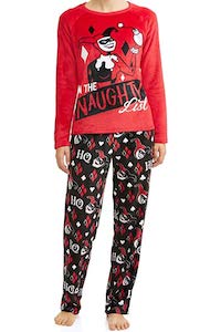 Women’s Harley Quinn On The Naughty List Pajama