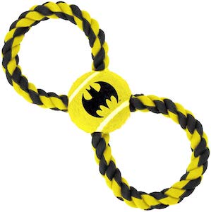 Batman Rope And Ball Dog Toy
