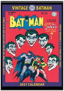 2021 Vintage Batman Poster Wall Calendar