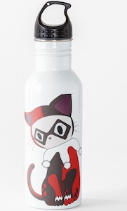Harley Quinn Cat Water Bottle