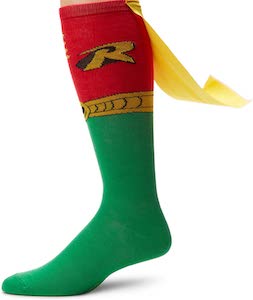 Robin Costume Socks With Cape