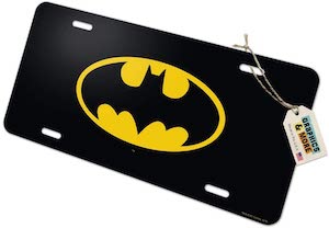 Batman Logo License Plate