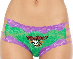 DC Comics Lace The Joker Panties